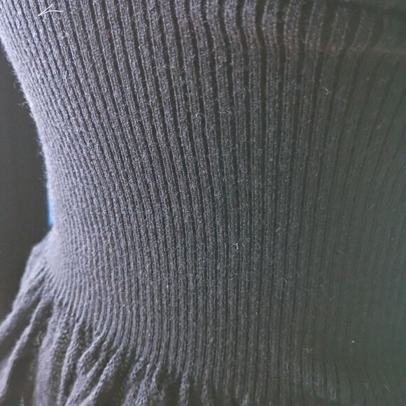 JEAN PAUL GAULTIER Black ribbed wool corset Sweater vintage | Pre-owned - Picture 4 of 9